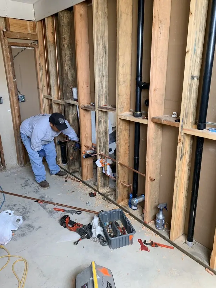 Commercial rough-in plumbing for Water Heater Replacement in Big Sky North